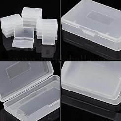 Boîtes en plastique rectangle&nbsp;CON-WH0087-19