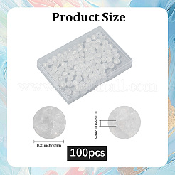 2 filo di perline di vetro craquelé&nbsp;GLAA-LT0001-01C