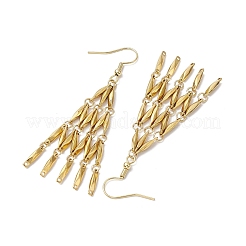 Orecchini pendenti con catena a maglie in acciaio inossidabile 304&nbsp;EJEW-JE05839-01