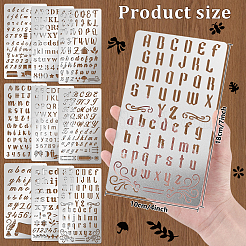 Metallstanzschablonen aus Edelstahl&nbsp;DIY-WH0518-003
