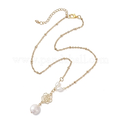 Collane con catena satellitare in acciaio inossidabile 304&nbsp;NJEW-JN05619