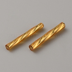 Glas Twist Signalhorn Perlen&nbsp;GLAA-WH0042-01B