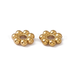 Ionenplattierung (IP) 304 Edelstahl Daisy Abstandsperlen&nbsp;STAS-G291-01A-G