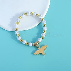 Braccialetti con ciondoli in lega ovali con motivo a croce&nbsp;FS-WG67826-01