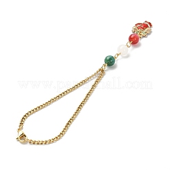 Décorations de pendentif en alliage d'émail de noël&nbsp;HJEW-JM01153