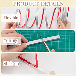 Modanatura flessibile autoadesiva in pvc&nbsp;DIY-WH20007-40B-04