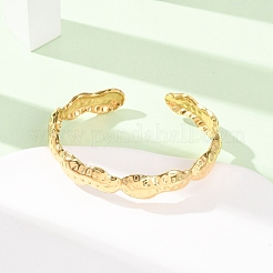 Bracelets manchettes en acier inoxydable 304 pour femmes&nbsp;BJEW-C155-01D-G