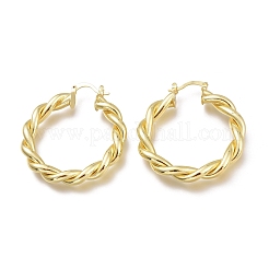Pendientes de aro de latón&nbsp;EJEW-H104-11G