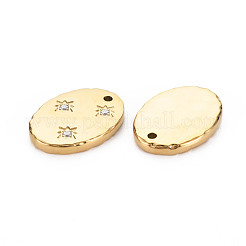 Pendentifs en acier inoxydable 304 micro pavés de zircones cubiques transparentes avec placage ionique (IP)&nbsp;STAS-N097-114LG-NR