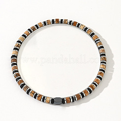 Stretcharmbänder aus natürlichem Bildjaspis und synthetischen&nbsp;LS-NY6374