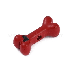 Perline di smalto in lega verniciate a spruzzo con placcatura a cremagliera&nbsp;PALLOY-P309-07C