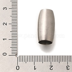 304 Edelstahl-Europäische Perlen&nbsp;STAS-G350-01B-MP