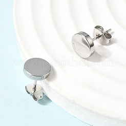 Boucles d'oreilles à tige en acier inoxydable 304&nbsp;EJEW-L309-01B-P