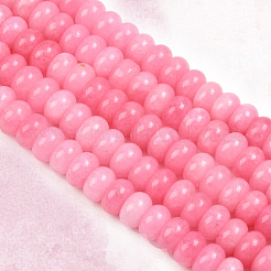 2 brin de perles de jade blanc naturel teintées&nbsp;G-PA0001-23C