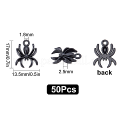 50 pz ciondoli in lega di halloween&nbsp;FIND-SC0003-15