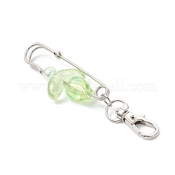 3 pendentif décoratif en forme de tulipe en acrylique transparent&nbsp;HJEW-JM04440