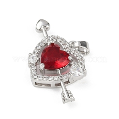 Pendentifs en laiton zircon cubique transparent&nbsp;KK-R226-04P