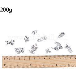 Pendentifs en alliage de style tibétain mixte&nbsp;TIBEP-NB0001-21AS