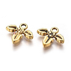 Pendentifs en alliage de style tibétain&nbsp;TIBEP-LF10826YKG-AG-FF