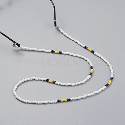 Catene di occhiali da vista con perle di vetro&nbsp;AJEW-EH00006-01