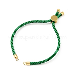 Bracelets coulissants en corde milan torsadée à moitié finis&nbsp;FIND-G032-01G-08