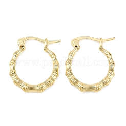 Pendientes de aro de latón&nbsp;EJEW-D348-01G