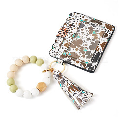 Porte-clés en perles de silicone&nbsp;KEYC-TAC00020
