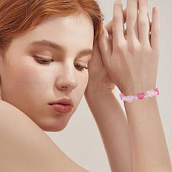 240 Stück 2 Farben mattierte transparente Acrylperlen&nbsp;MACR-PA0001-53