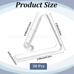 30 clip antiscivolo in plastica per tovaglia&nbsp;AJEW-CN0003-64B-02
