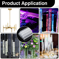 Tubo redondo de acrílico&nbsp;DIY-WH0899-672A