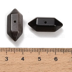 Perline di ossidiana d'argento naturale&nbsp;GG-CBAC435-04
