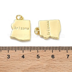 Pendentifs en laiton&nbsp;KK-D229-22R-G