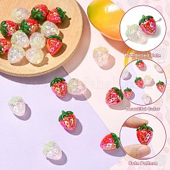 20 pendentif acrylique opaque électrolytique 2 couleurs&nbsp;PACR-CJ0001-43