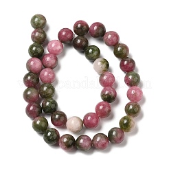 Naturali tinti giada bianca fili di perline&nbsp;G-M402-C04-10