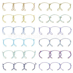 36 Stück 12 Farben Polycotton-Kordel zum Basteln von Armbändern&nbsp;BJEW-TAC0054