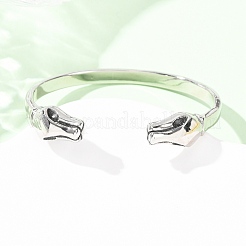 304 Edelstahl-Armreife für Damen und Herren&nbsp;BJEW-P386-01AS
