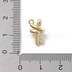 Ottone micro spianare pendenti zirconi&nbsp;LS-KK-D283-21G