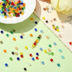 3600 Stück 24 Farben transparente Glasperlenstränge&nbsp;EGLA-YW0003-13