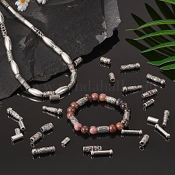 150 stücke 15 stil tibetischen stil legierung rohr perlen&nbsp;FIND-SZ0001-16-RS