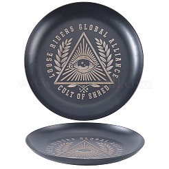 Piatto per altare wiccan in acciaio inossidabile 430&nbsp;AJEW-WH20070-290A-02