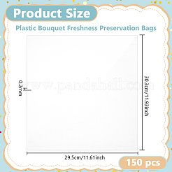 50 bolsa de plástico para conservar la frescura del ramo.&nbsp;DIY-WH0899-601A
