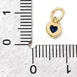 Breloques en laiton avec zircone cubique&nbsp;KK-G554-02C-02