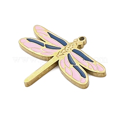 304 Edelstahl-Emaille-Anhänger&nbsp;STAS-L022-488A-G