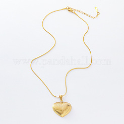 3 collier pendentif en forme de cœur en acier inoxydable de style européen pour femmes et filles&nbsp;ZX5923