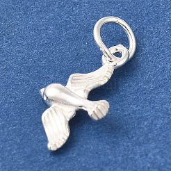 925 Vogelanhänger aus Sterlingsilber.&nbsp;STER-G043-04S