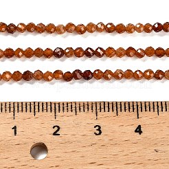 Natürliche orange Granatperlen Stränge&nbsp;G-RM2025-03-2.5mm