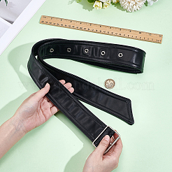 1 cintura in morbida pelle PU con fibbie in lega per cappotto&nbsp;AJEW-GF0015-08