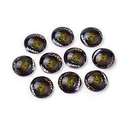 Glas cabochons&nbsp;GLAA-WH0015-22F-02