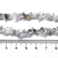 Natürliche Supper 7 Rutilquarz-Chip-Perlenketten für Männer und Frauen&nbsp;NJEW-G159-01A