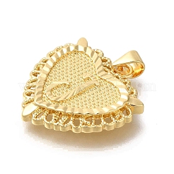 Pendentifs de placage en laiton&nbsp;KK-I722-09G-J